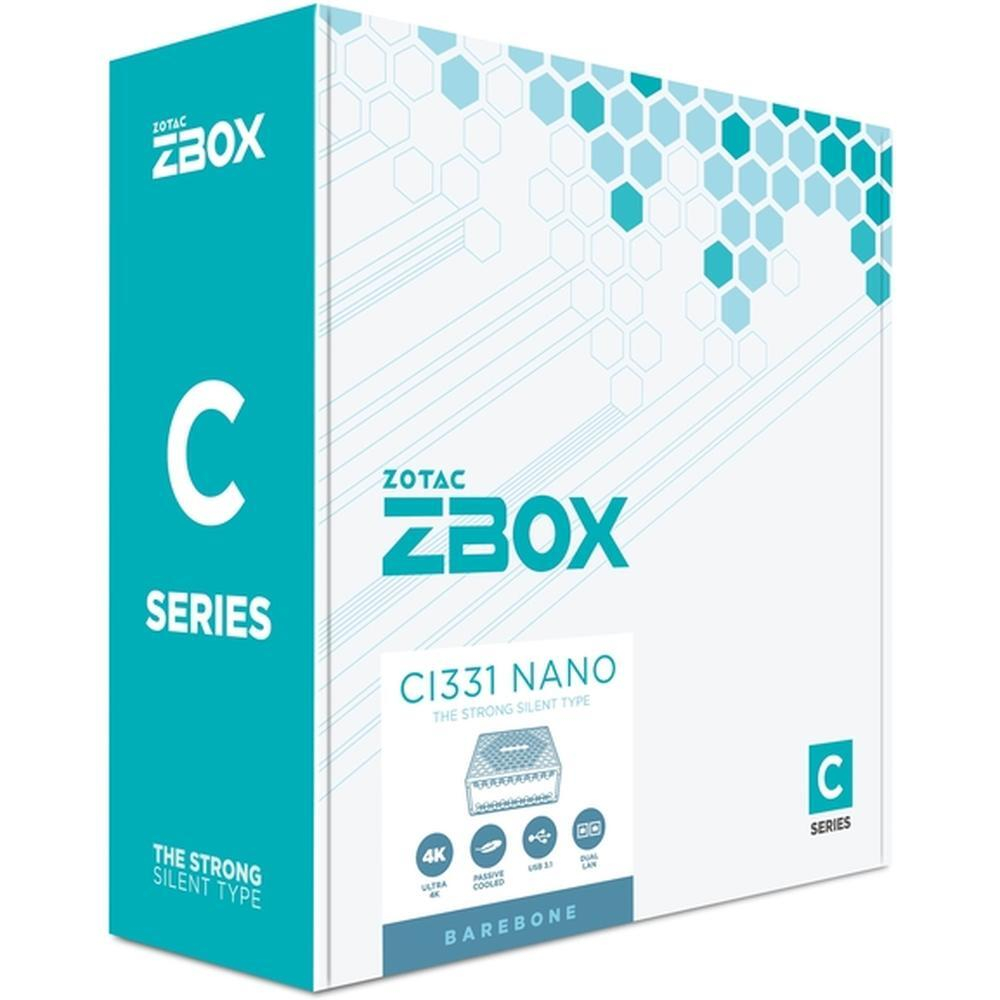 Неттоп Zotac Cl331 Black (ZBOX-CI331NANO-BE)