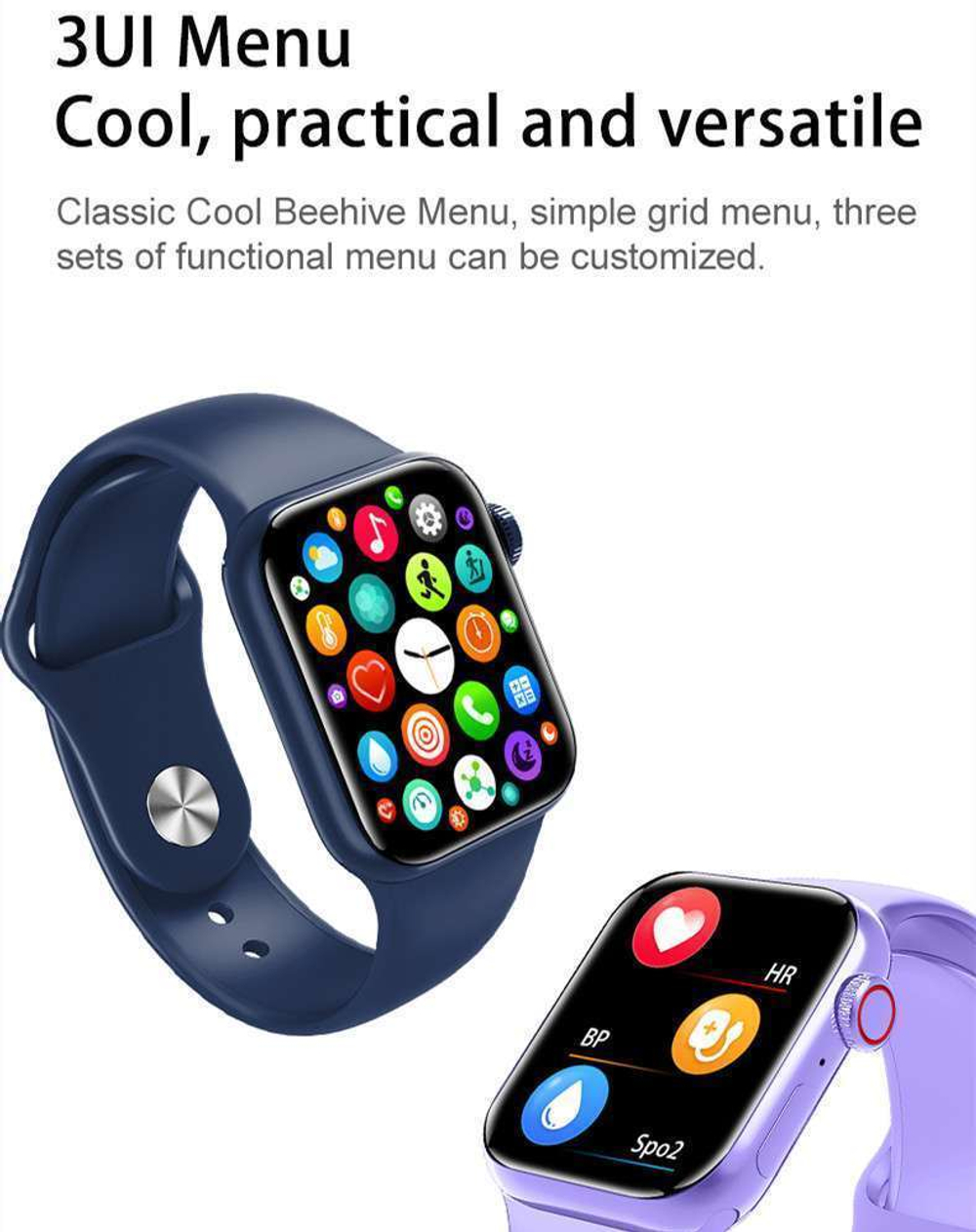 Смарт-часы Smart Watch M16 MINI 38mm Новинка 2021  (Серый)