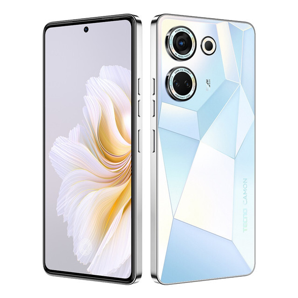 Смартфон Tecno CAMON 20 8/256GB Белый ледник