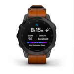 Спортивные титановые наручные часы Garmin Epix Gen 2 010-02582-30
