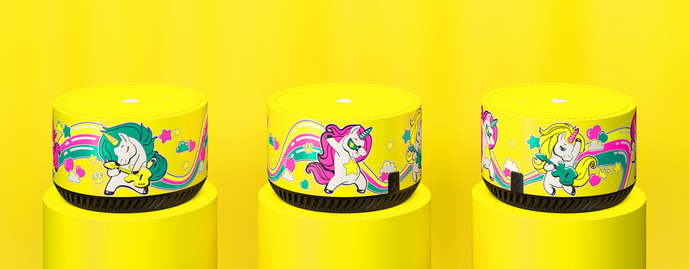 Умная колонка Яндекс Станция Лайт Rainbo Unicorn (RBYN-0010)