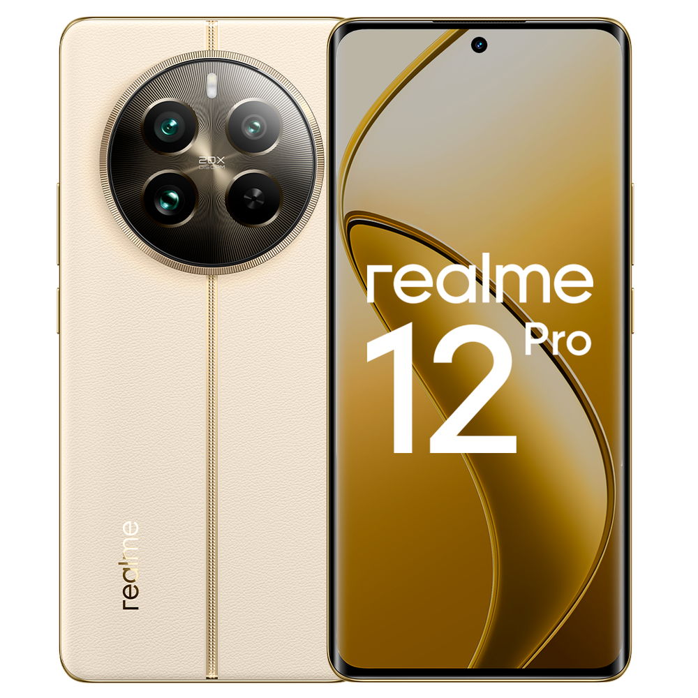 Смартфон Realme RMX3842 12 Pro 5G 8/256Gb бежевый песок