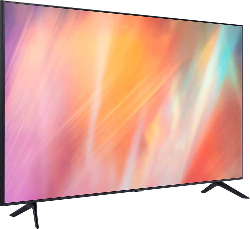55" телевизор Samsung UE55AU7100U (2021) VA RU черный