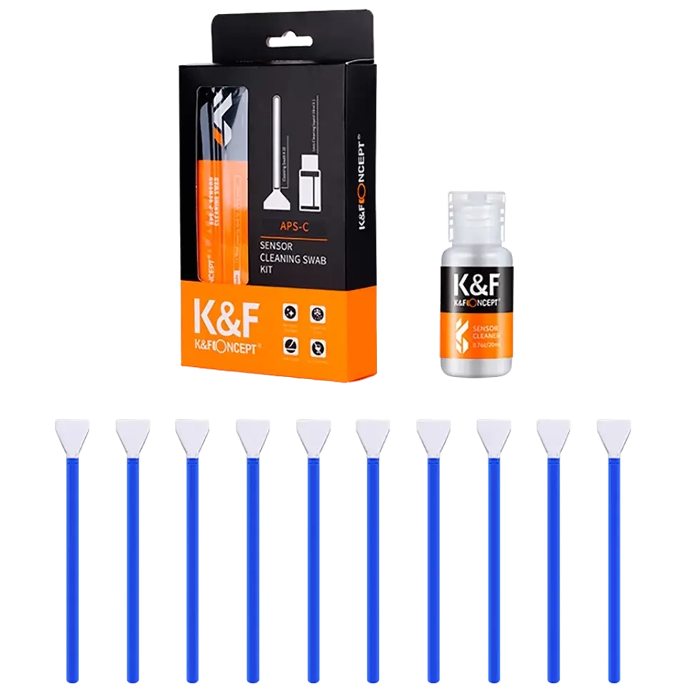 Набор для ухода за матрицей K&F Concept 16mm APS-C Sensor Cleaning Swab Kit