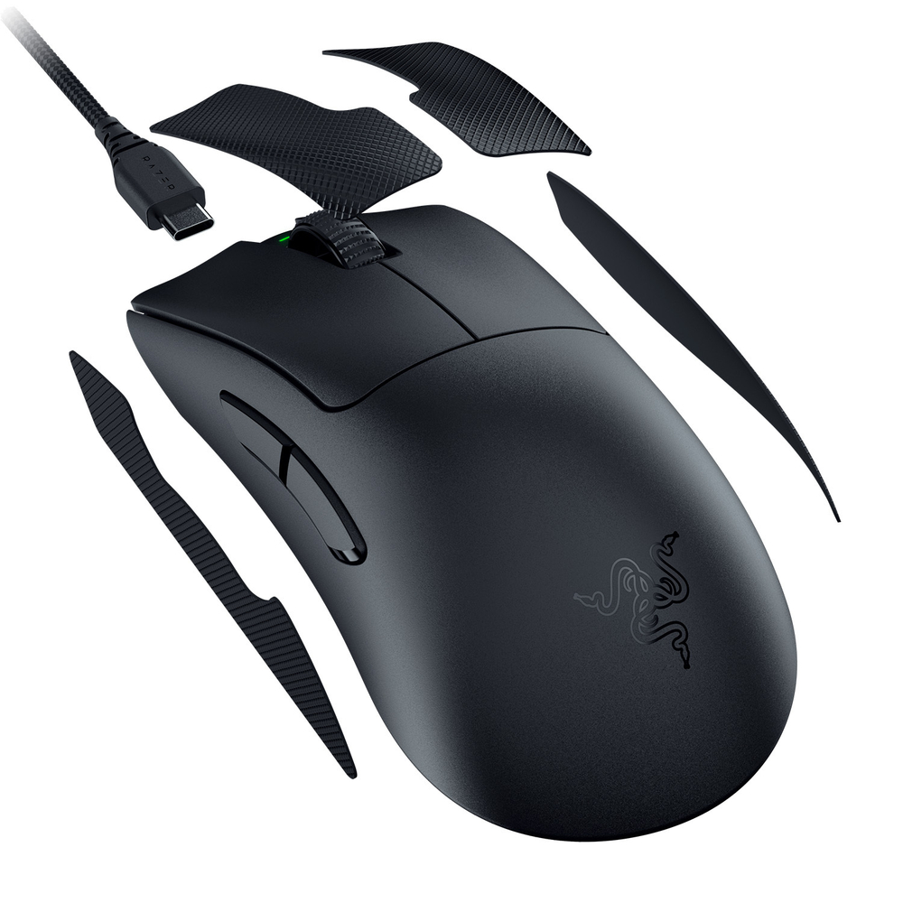 Беспроводная игровая мышь Razer DeathAdder V3 Pro черный (RZ01-04630100-R3G1)