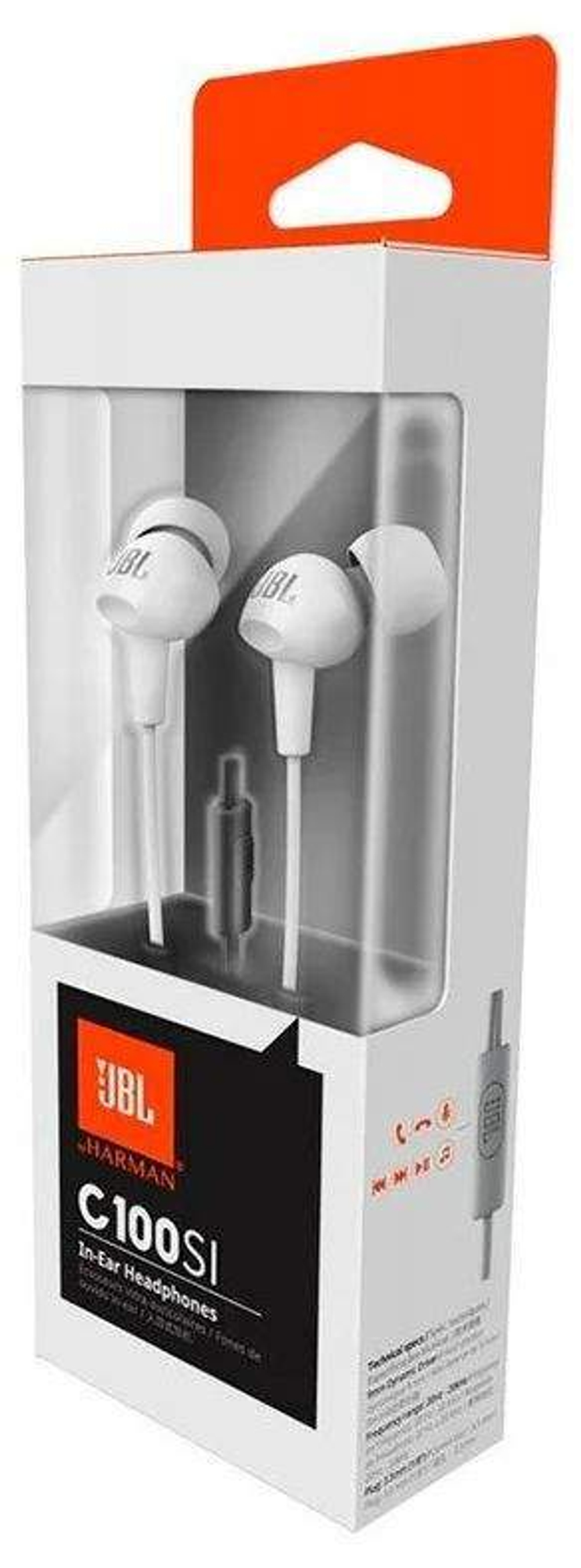 Наушники JBL JBLC100SIUWHT