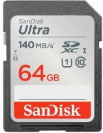 Карта памяти Sandisk 64Gb SD Ultra, SDSDUNB-064G-GN6IN