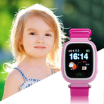 Детские умные часы Smart Baby Watch с GPS Q90 с Micro SIM (Голубой)