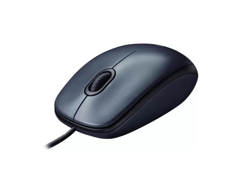 Проводная мышь Logitech M100 черный (910-001604/910-005003)