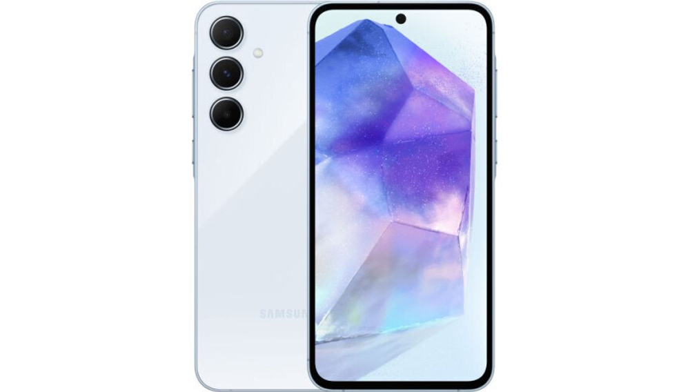 Смартфон Samsung Galaxy A55 5G, 8 ГБ/256 ГБ, 2 Nano-SIM, голубой
