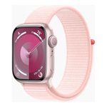 Смарт-часы Apple Watch Series 9 41 мм OLED Sport loop, размер 130-200 мм, розовые, 1990134