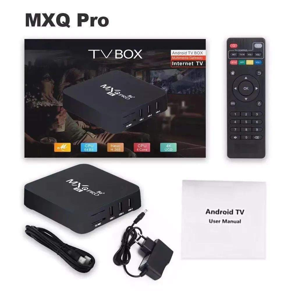 Smart-TV приставка MXQ Pro 4K 5G 4GB 64GB  (Черный)