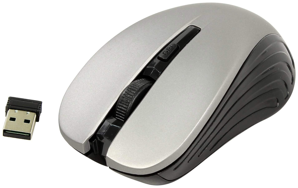 Беспроводная мышь OKLICK 545MW Black/Gray