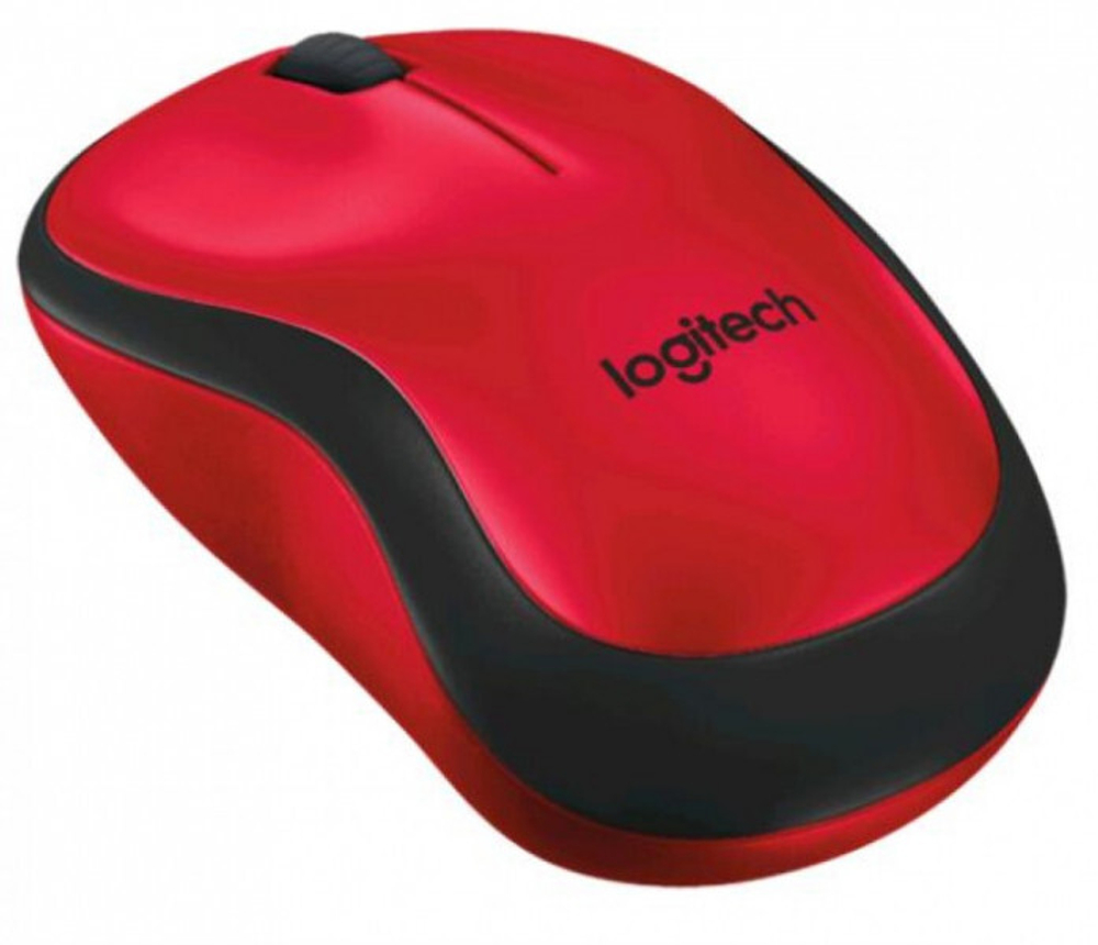 Беспроводная мышь Logitech M220 Silent красный (910-004897)