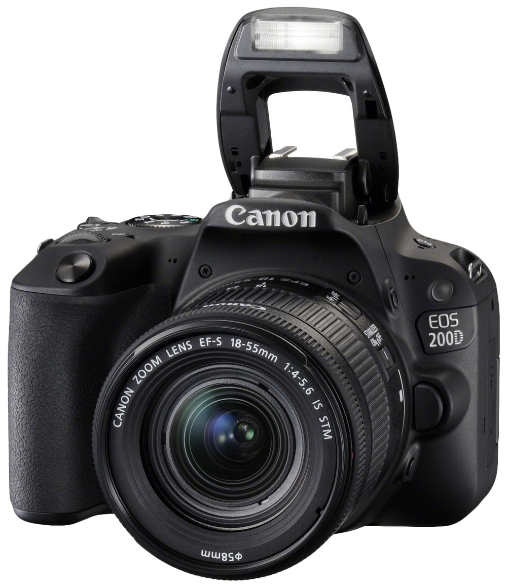 Фотоаппарат зеркальный Canon EOS 200D EF-S 18-55mm IS STM Black