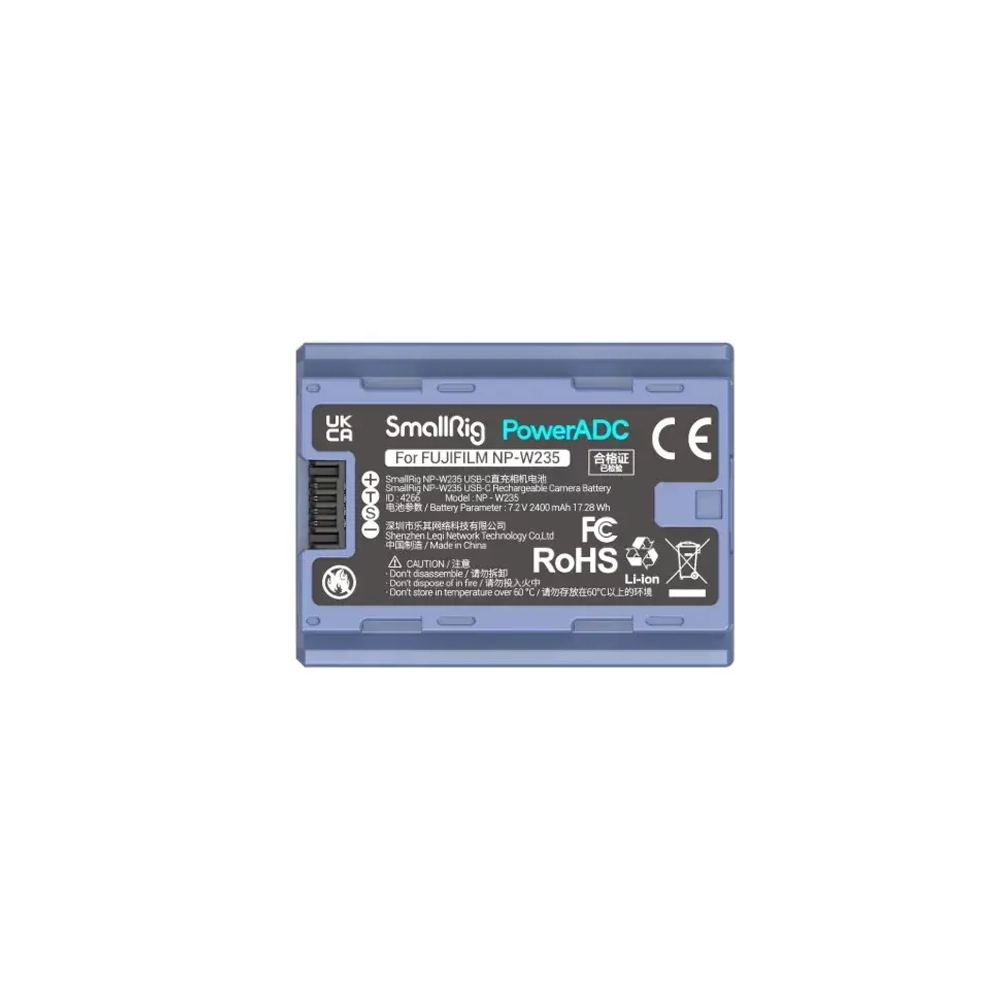Аккумулятор SmallRig 4266 NP-W235 Type-C