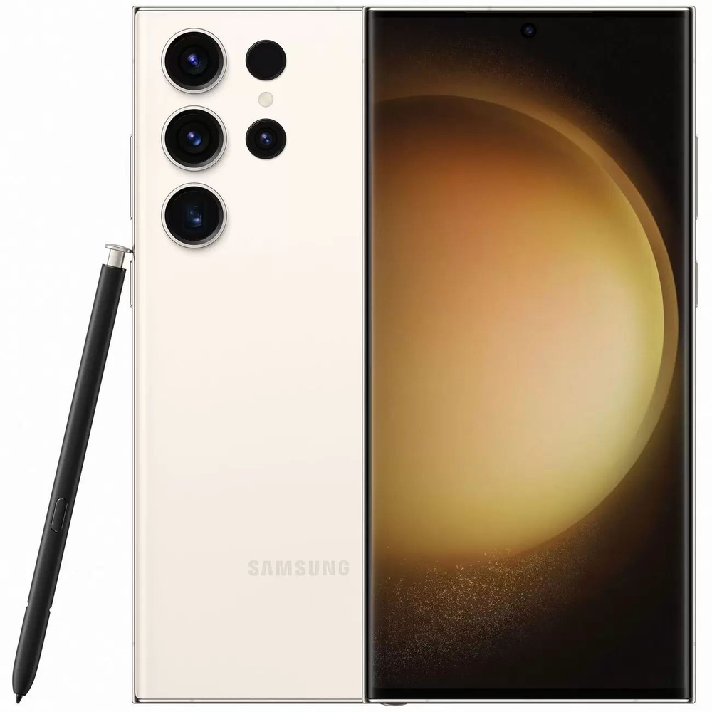 Смартфон Samsung Galaxy S23 Ultra 12/512ГБ, бежевый