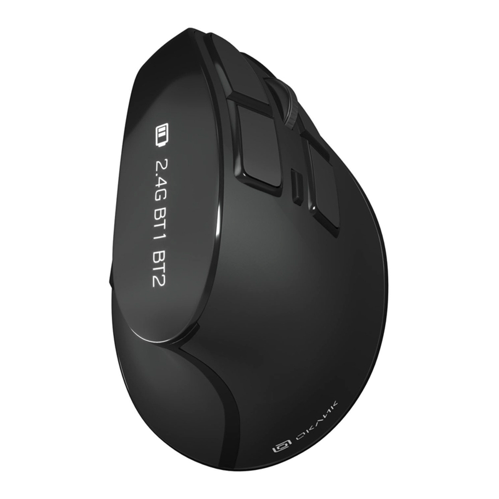 Беспроводная вертикальная мышь OKLICK 990MW Black
