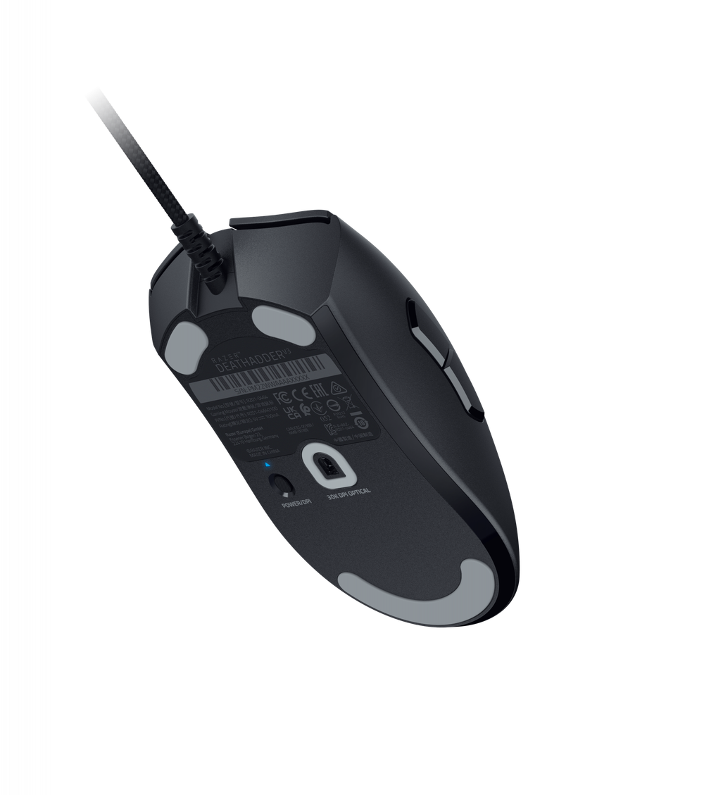 Проводная игровая мышь Razer DeathAdder V3 черный (RZ01-04640100-R3M1)