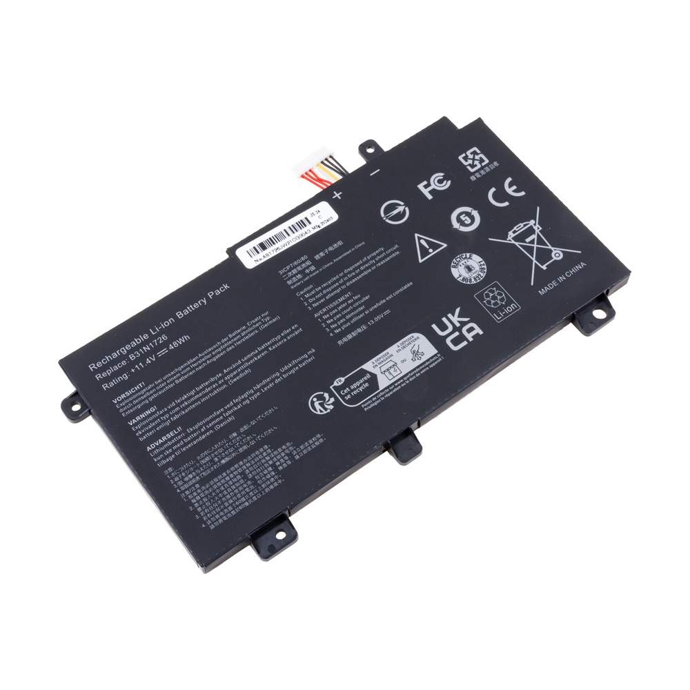 Аккумулятор для ноутбука Promise Mobile B31N1726 3900 мАч 11,4В (15774)