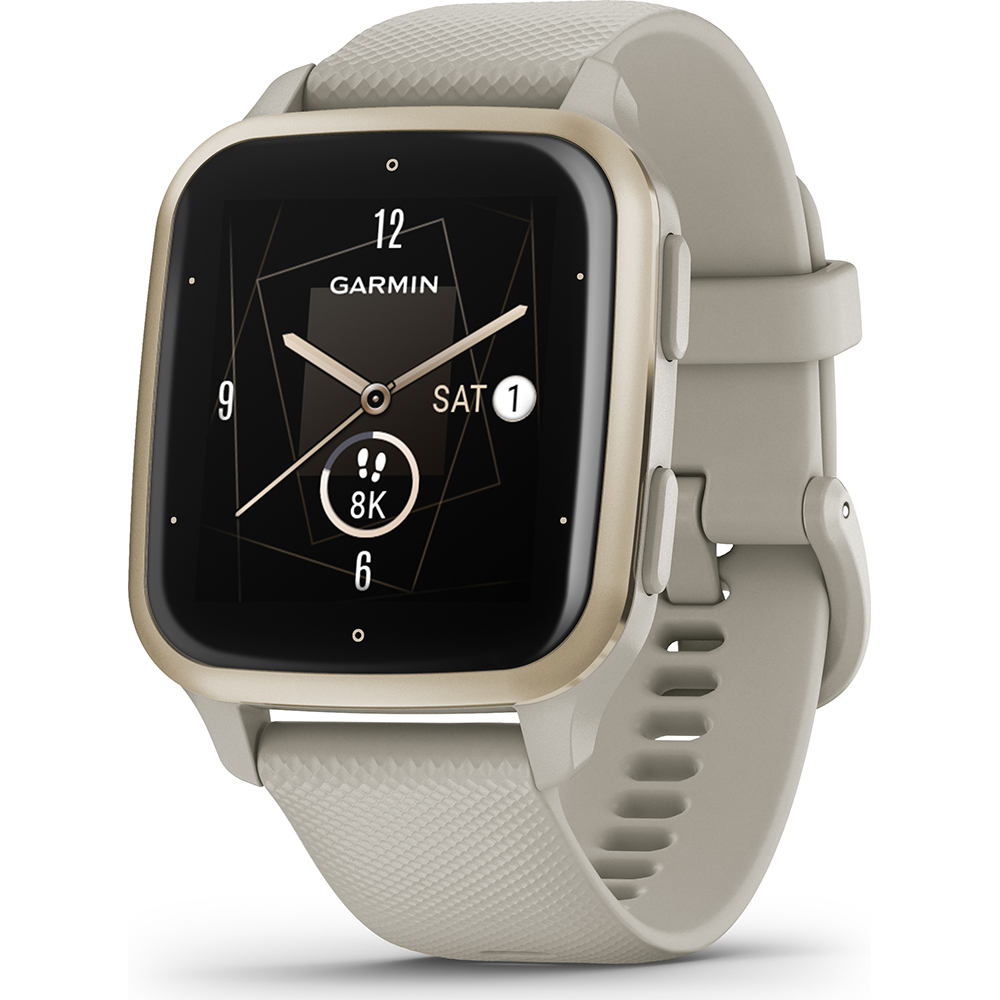 Смарт-часы Garmin Venu Sq 2 Music Edition золотистый/серый