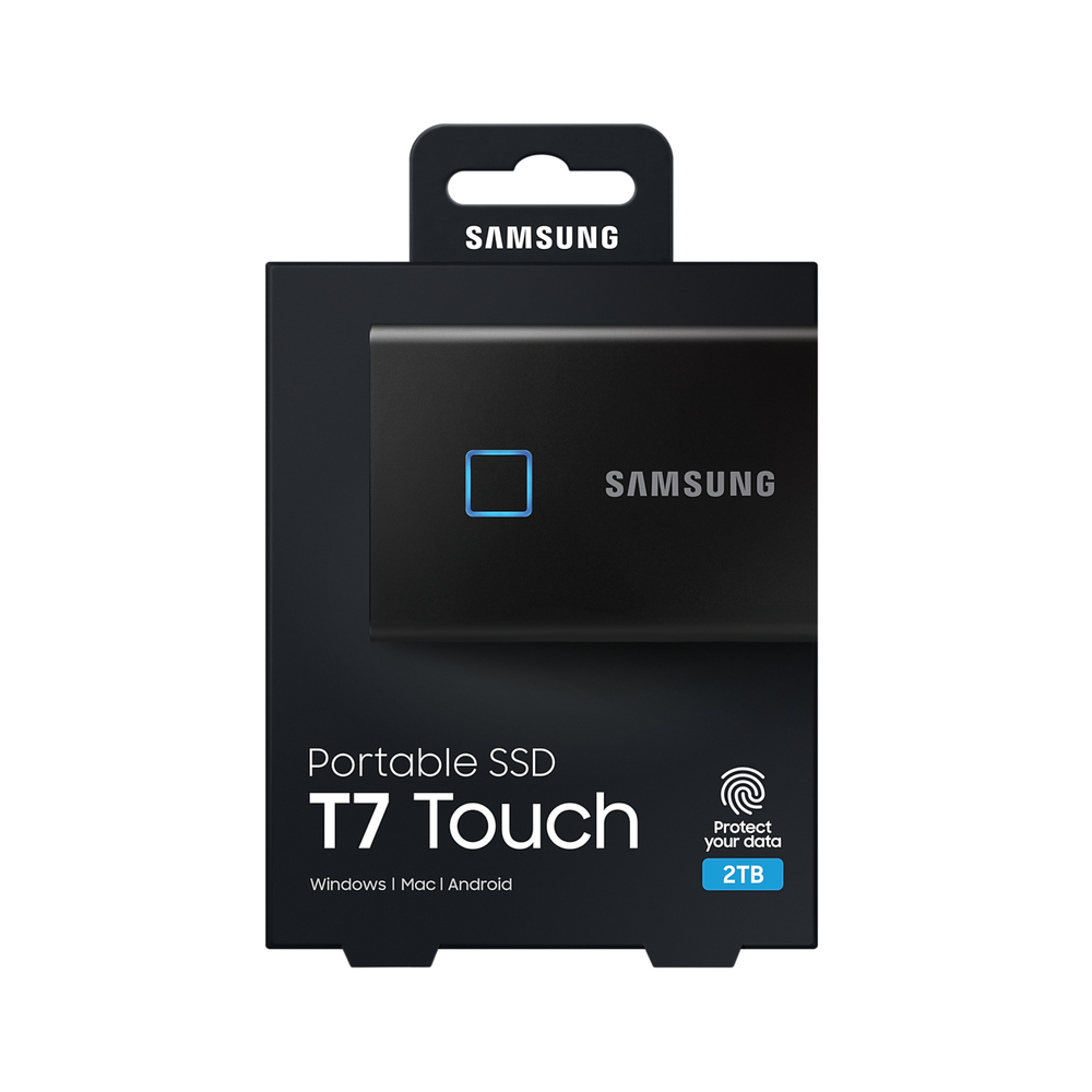 Внешний SSD диск Samsung T7 Touch 2ТБ (MU-PC2T0K)