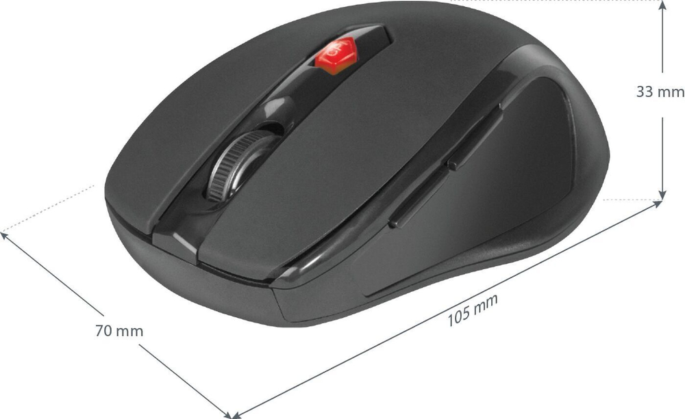 Беспроводная мышь Defender Ultra MM-315 Black