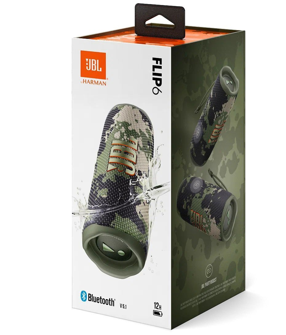 Портативная колонка JBL FLIP 6 Camouflage (1886718)