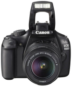 Фотоаппарат зеркальный Canon EOS 1100D Kit 18-55 III черный