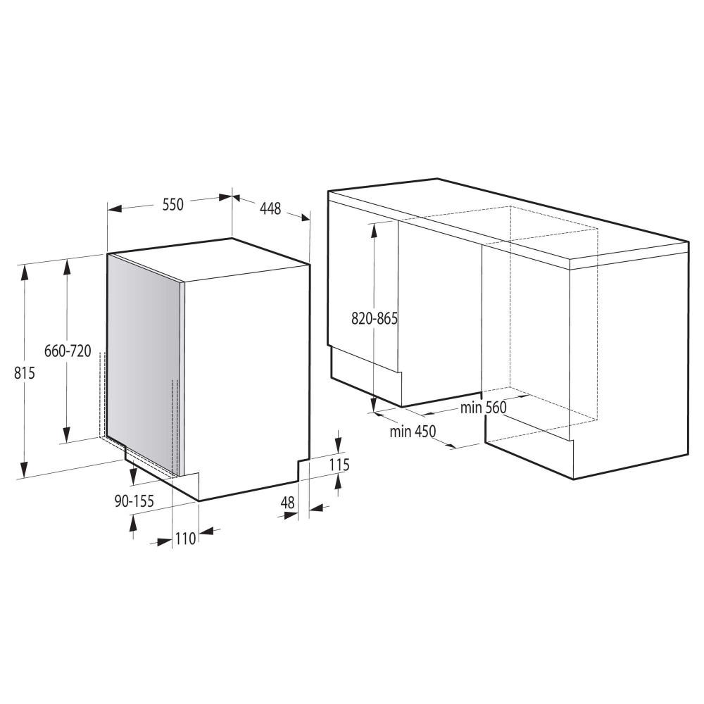 Встраиваемая посудомоечная машина Gorenje GV561D11