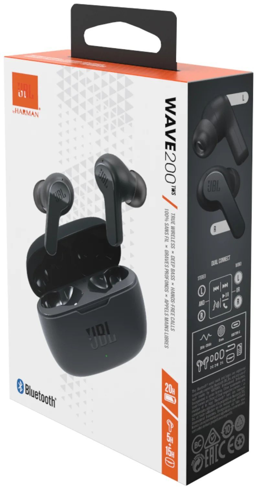 Наушники JBL Wave 200 Black (JBLW200TWSBLK)