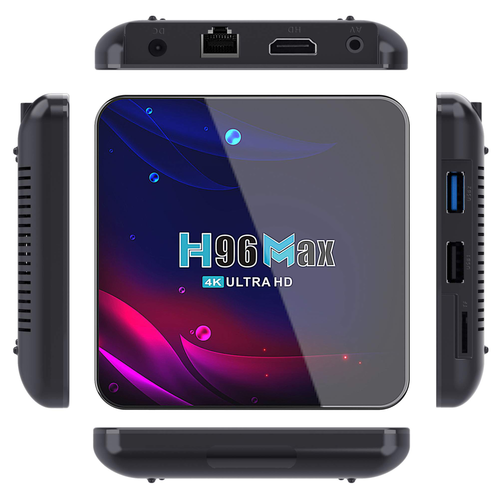 Смарт ТВ приставка OneTech H96 Max V11 RK3318 4К ULTRA HD TV BOX 4/32 Гб Андроид 11.0