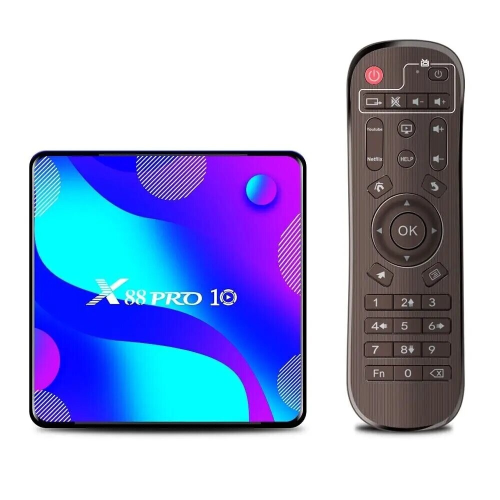 Андроид ТВ приставка для телевизора DGMedia X88 Pro10 RK3318 4/32Gb