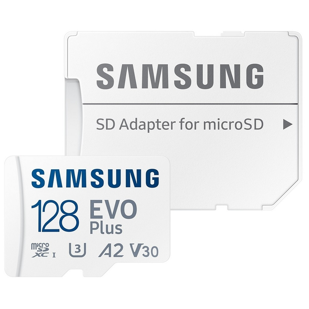 Карта памяти Samsung Evo Plus microSDXC U3 Class 10 128GB MB-MC128KA/KR