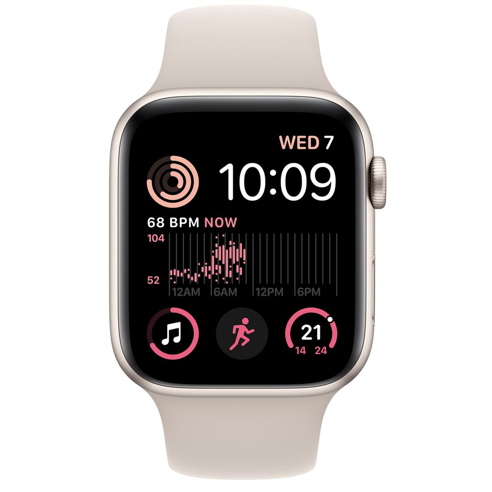 Смарт-часы Apple Watch SE 2nd 44 мм Starlight Aluminum Case Sport Band ML
