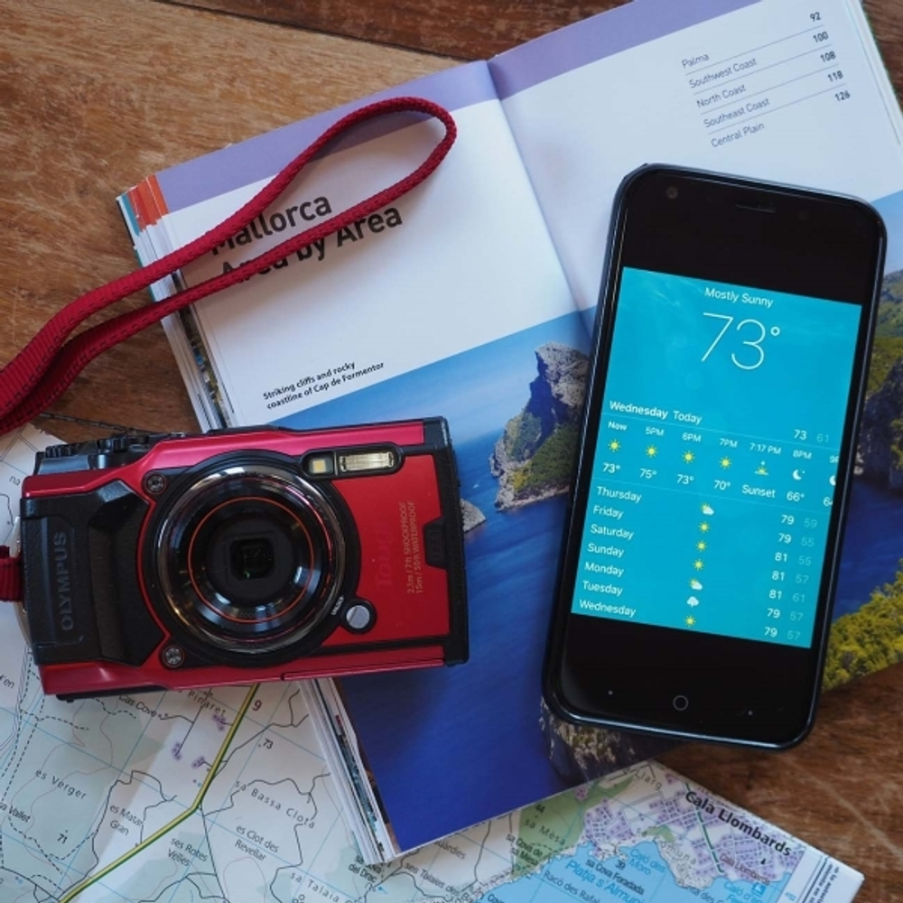 Фотоаппарат цифровой компактный Olympus Tough TG-6 Red