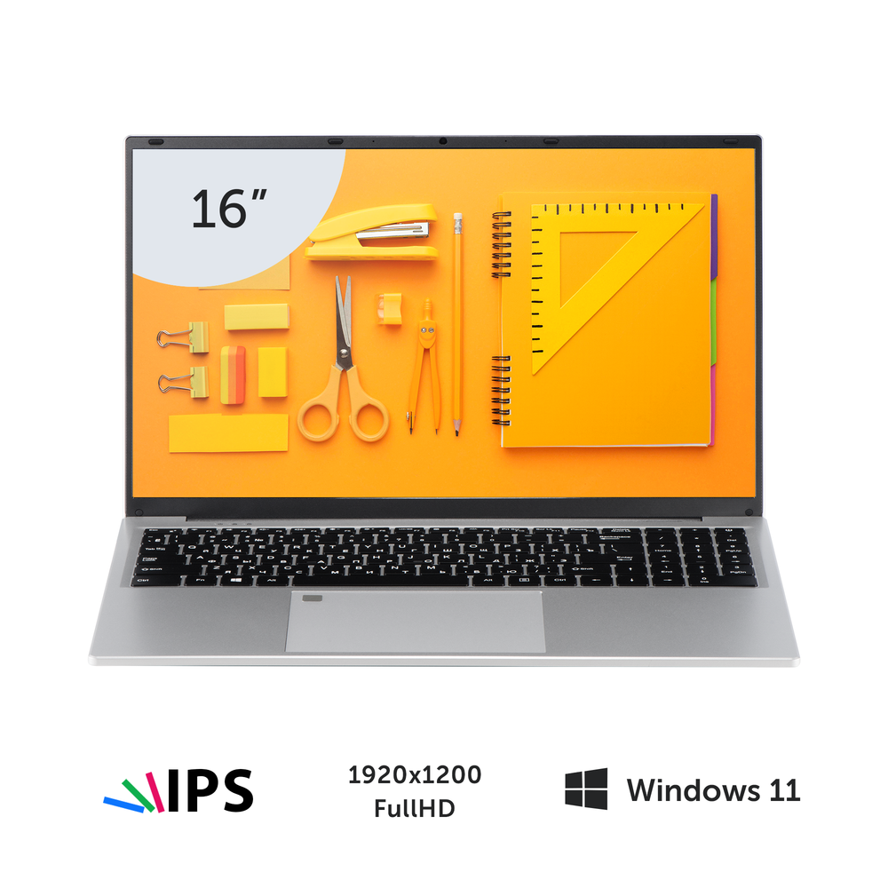 Ноутбук Azerty AZ-1601 Silver (120-0405)