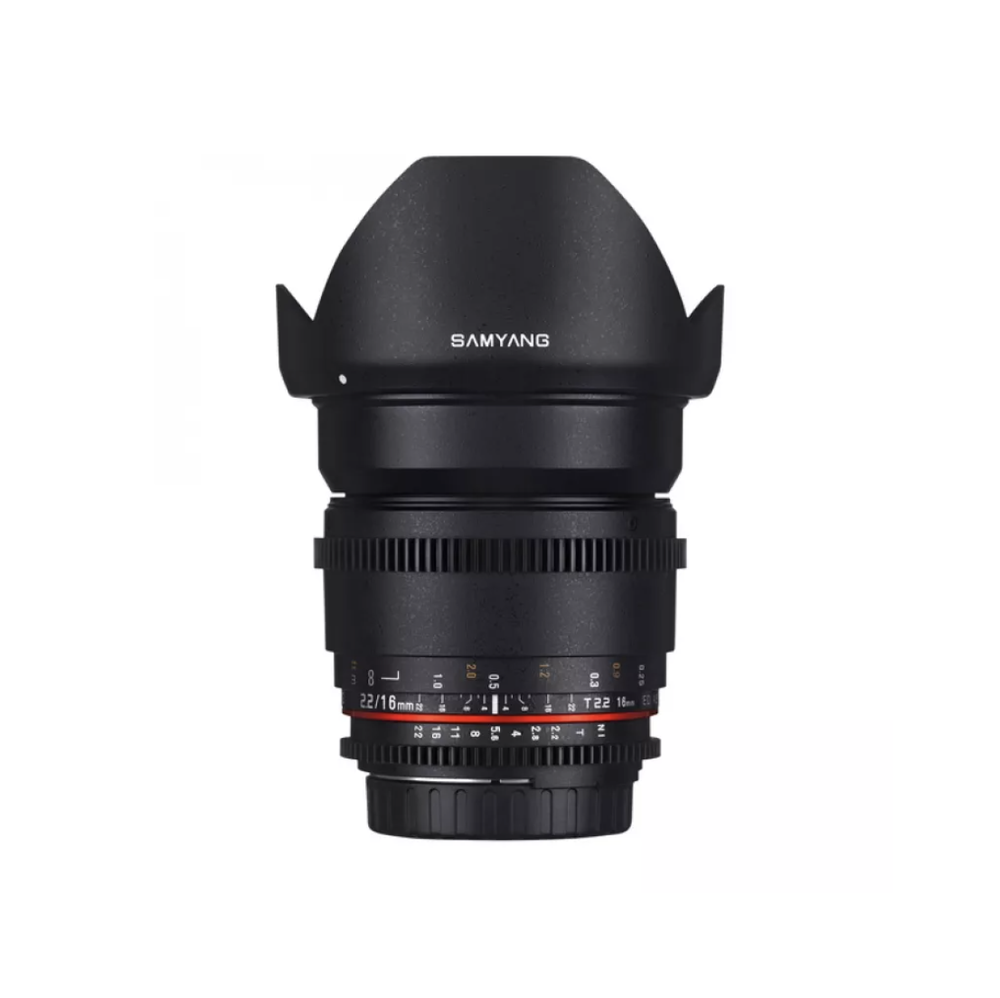 Объектив Samyang 16mm T2.2 ED AS UMC CS VDSLR II Canon EF-S