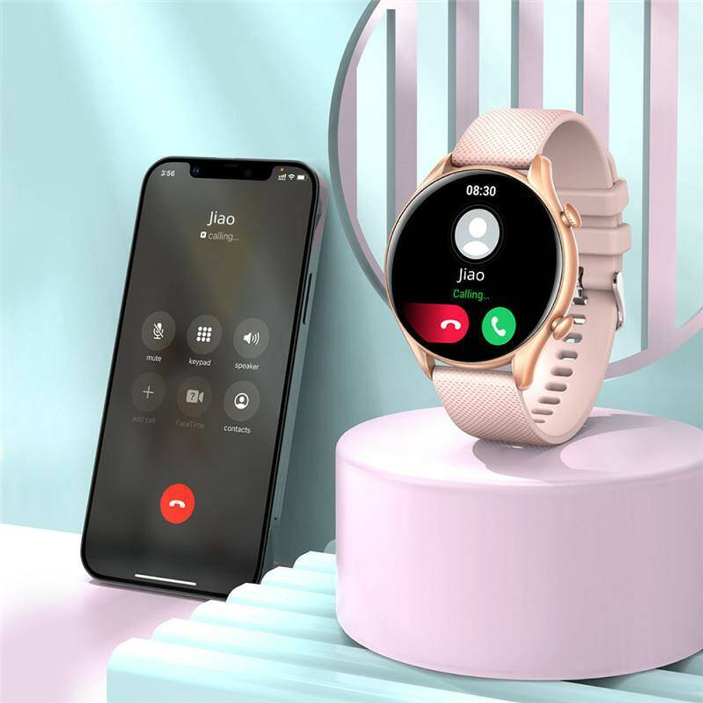 Умные часы Colmi i20 Silicone Strap Gold-Pink
