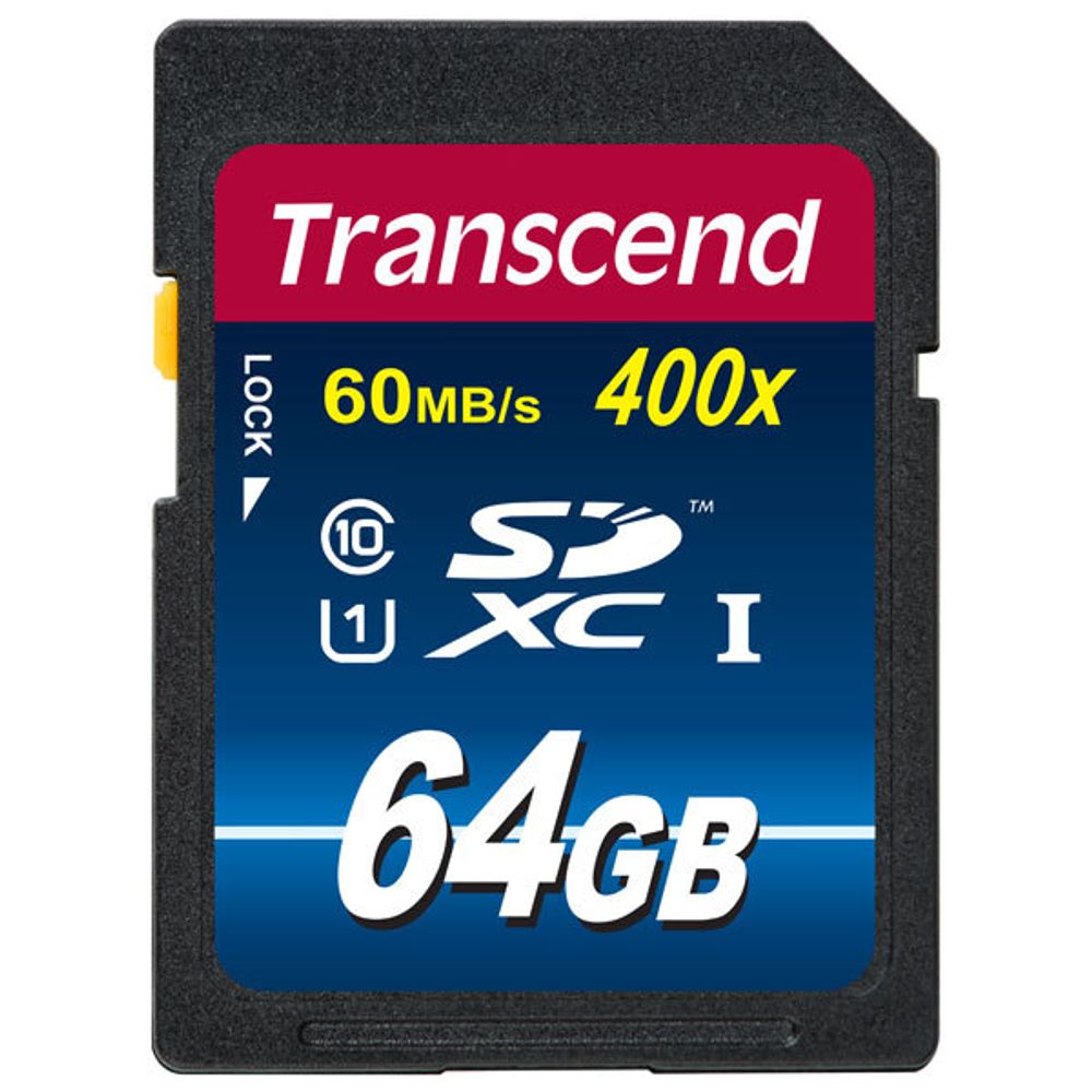 Карта памяти Transcend SDHC TS64GSDU1 64GB