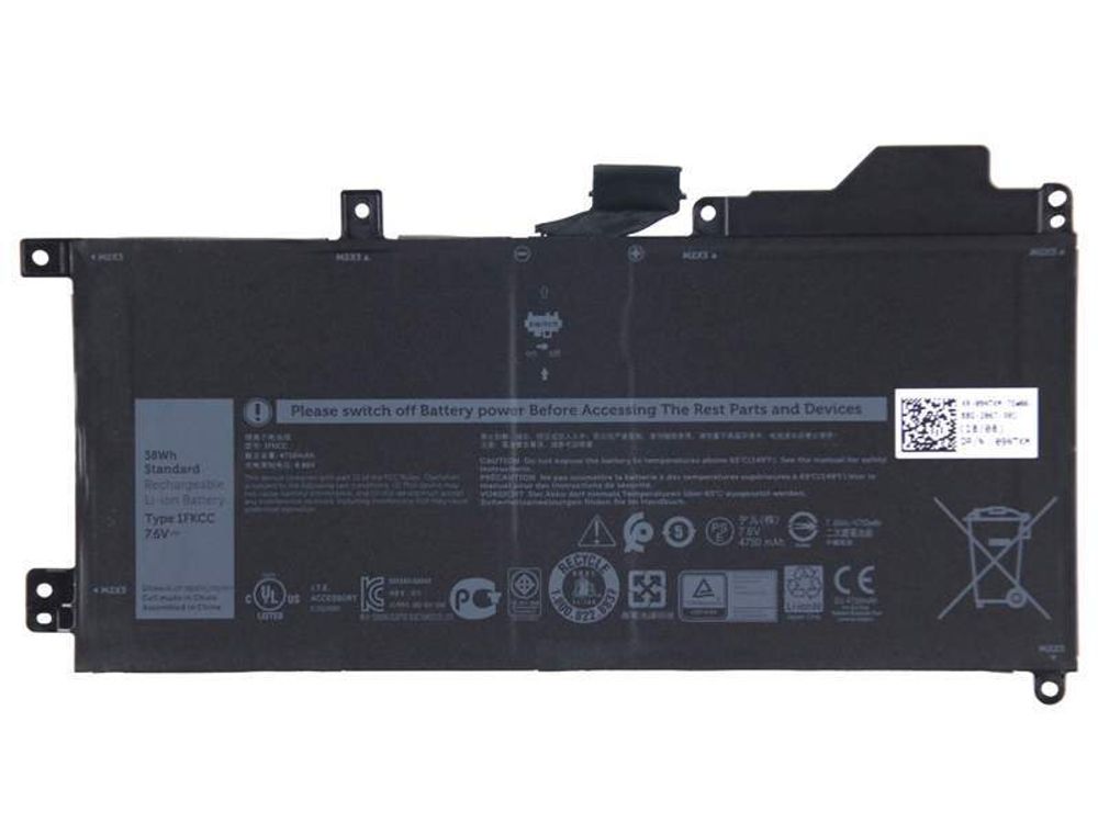 Аккумулятор OEM для Dell Latitude 7200 (1FKCC) 7.6V 38Wh