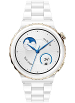 Смарт-часы Huawei Watch GT 3 Pro White Ceramic Strap, FRG-B19 белый/золотой