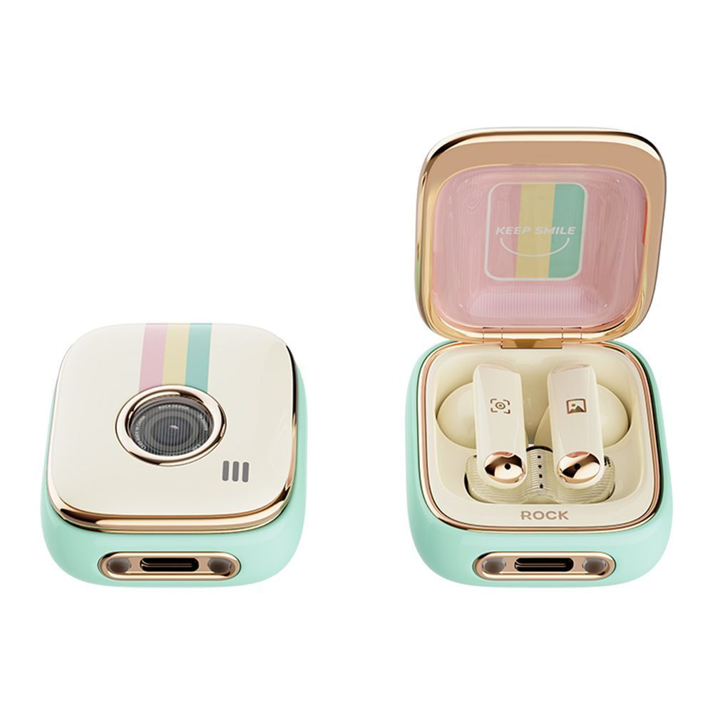 Беспроводные наушники Xiaomi Rock Retro Style TWS Earphone Camera