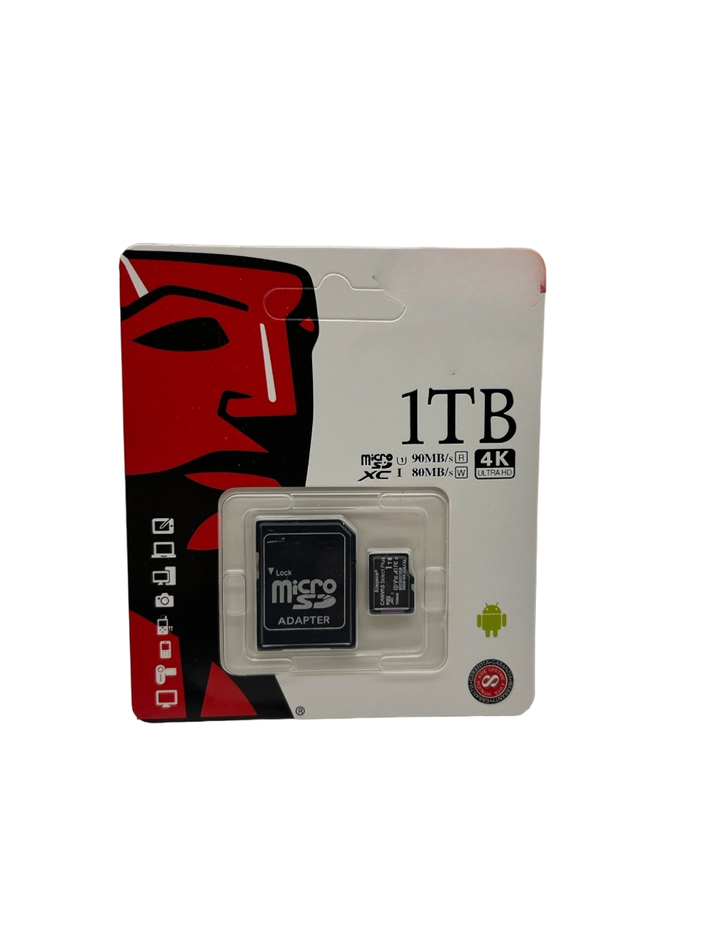 Карта памяти NoBrand MicroSD 1TБ с адаптером