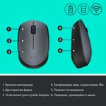 Беспроводная мышь Logitech M170 Black (910-004642)