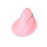 Беспроводная вертикальная мышь Delux KM-M618 Mini Pink