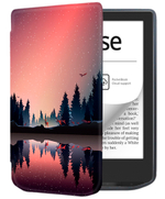 Электронная книга PocketBook 634 Verse Pro Azure с чехлом ReaderONE Forest