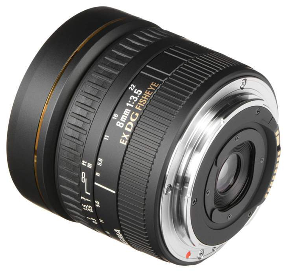 Объектив SIGMA 8mm f/3.5 EX DG Circular Fisheye Canon EF