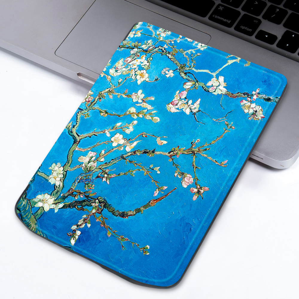 Электронная книга PocketBook 634 Verse Pro Azure с чехлом ReaderONE Sakura
