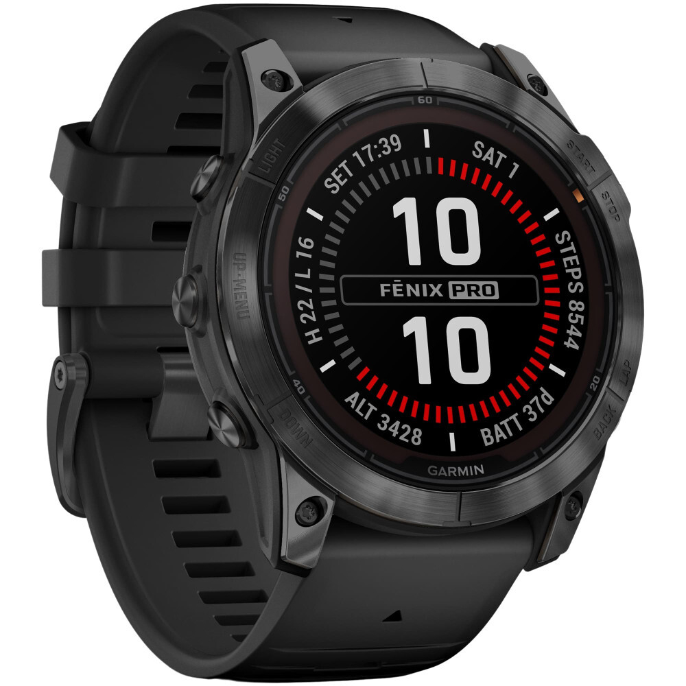 Умные часы Garmin Fenix 7X Sapphire Solar, 1.4&quot;, Wi-Fi, темно-серый